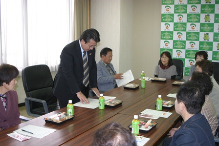 市長よりあいさつの写真 市長よりあいさつの写真