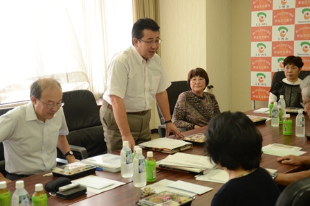 平成24年9月26日非核平和をすすめる下野市の会とのランチトークの様子の写真1 平成24年9月26日非核平和をすすめる下野市の会とのランチトークの様子の写真1