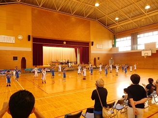 交流試合の写真 交流試合の写真