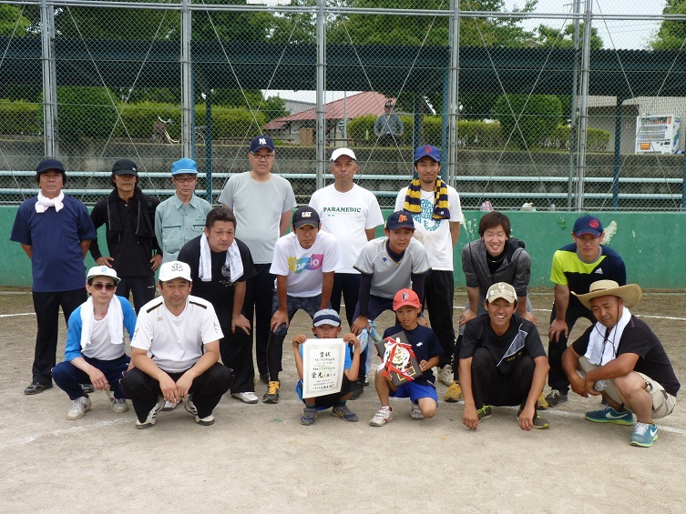 準優勝【南河内会場】仁良川下チームの写真 準優勝【南河内会場】仁良川下チームの写真