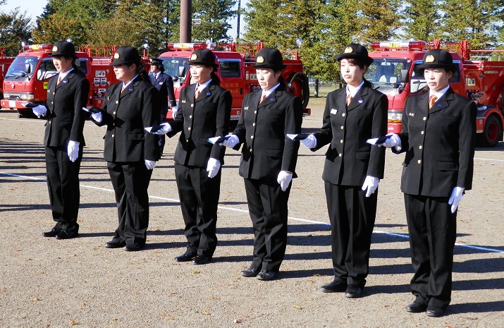 消防団女性部団員の写真