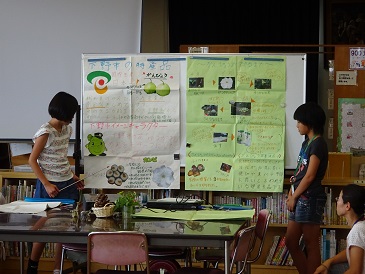 発表会(下野市の特産品)の写真 発表会(下野市の特産品)の写真