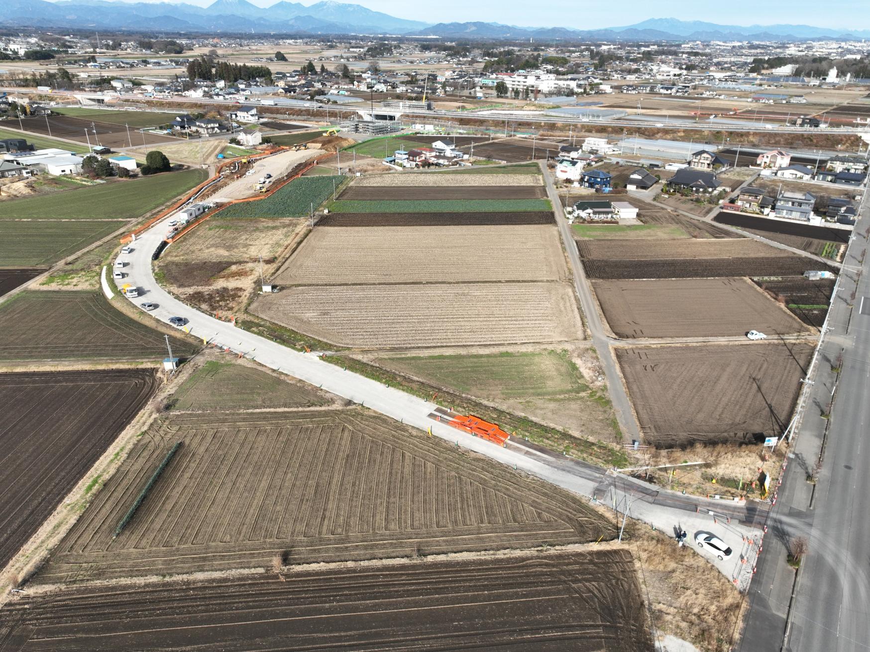 北関東自動車道南側全景