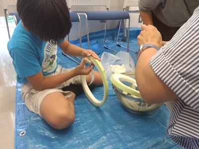 かんぴょうむき体験講座2