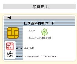 住基カード顔写真無