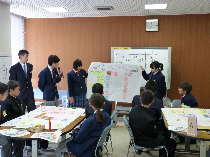 中学生ワークショップの写真 中学生ワークショップの写真