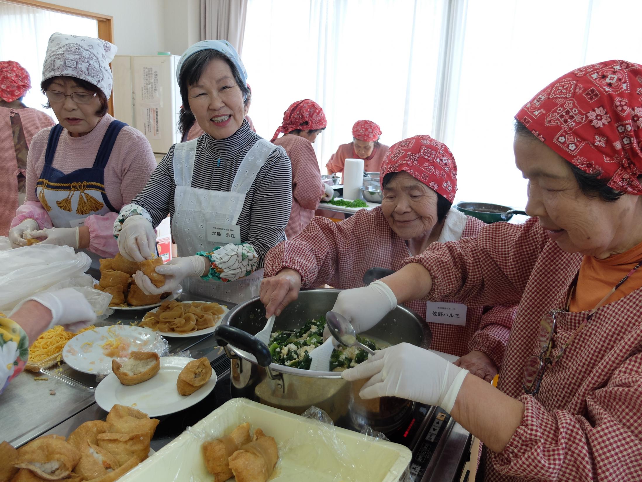 郷土料理交流会の写真