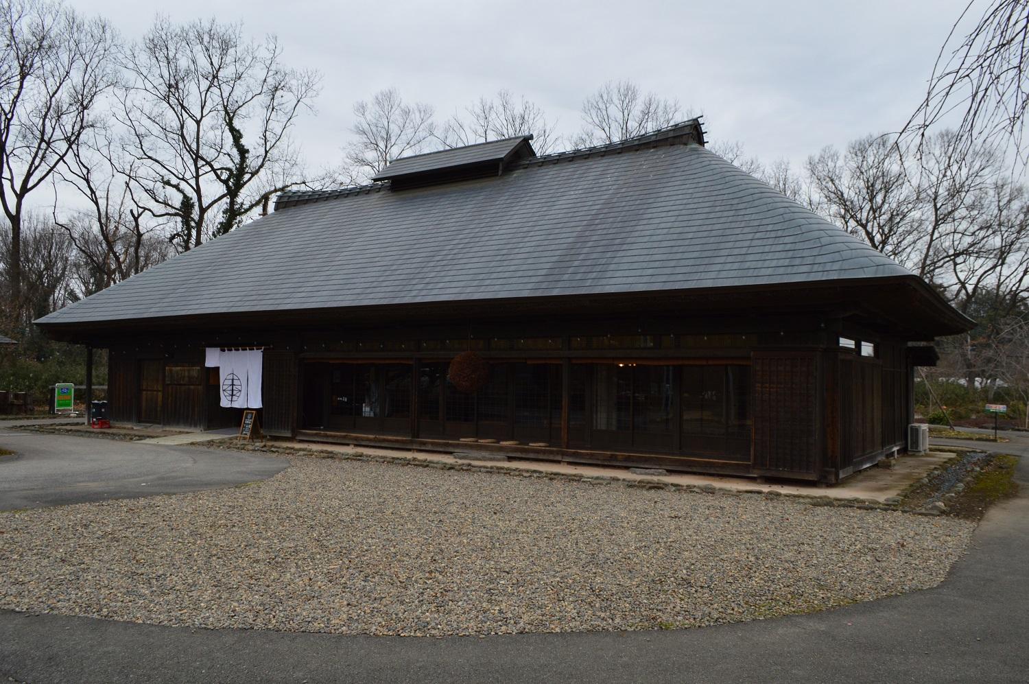 栃木県旧山中家住宅(民俗資料館夜明け前)正面外観 栃木県旧山中家住宅(民俗資料館夜明け前)正面外観