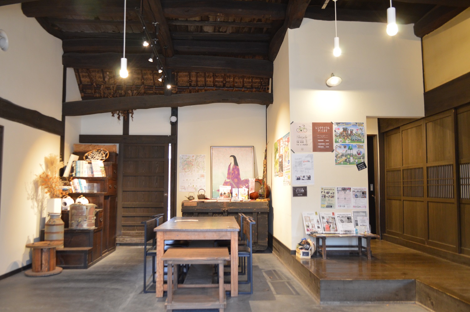 栃木県旧山中家住宅(民俗資料館夜明け前)土間 栃木県旧山中家住宅(民俗資料館夜明け前)土間