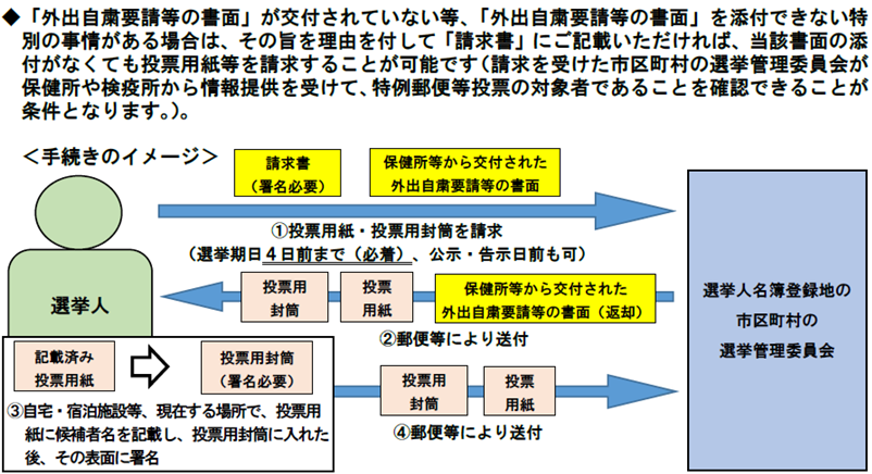 特例投票流れ