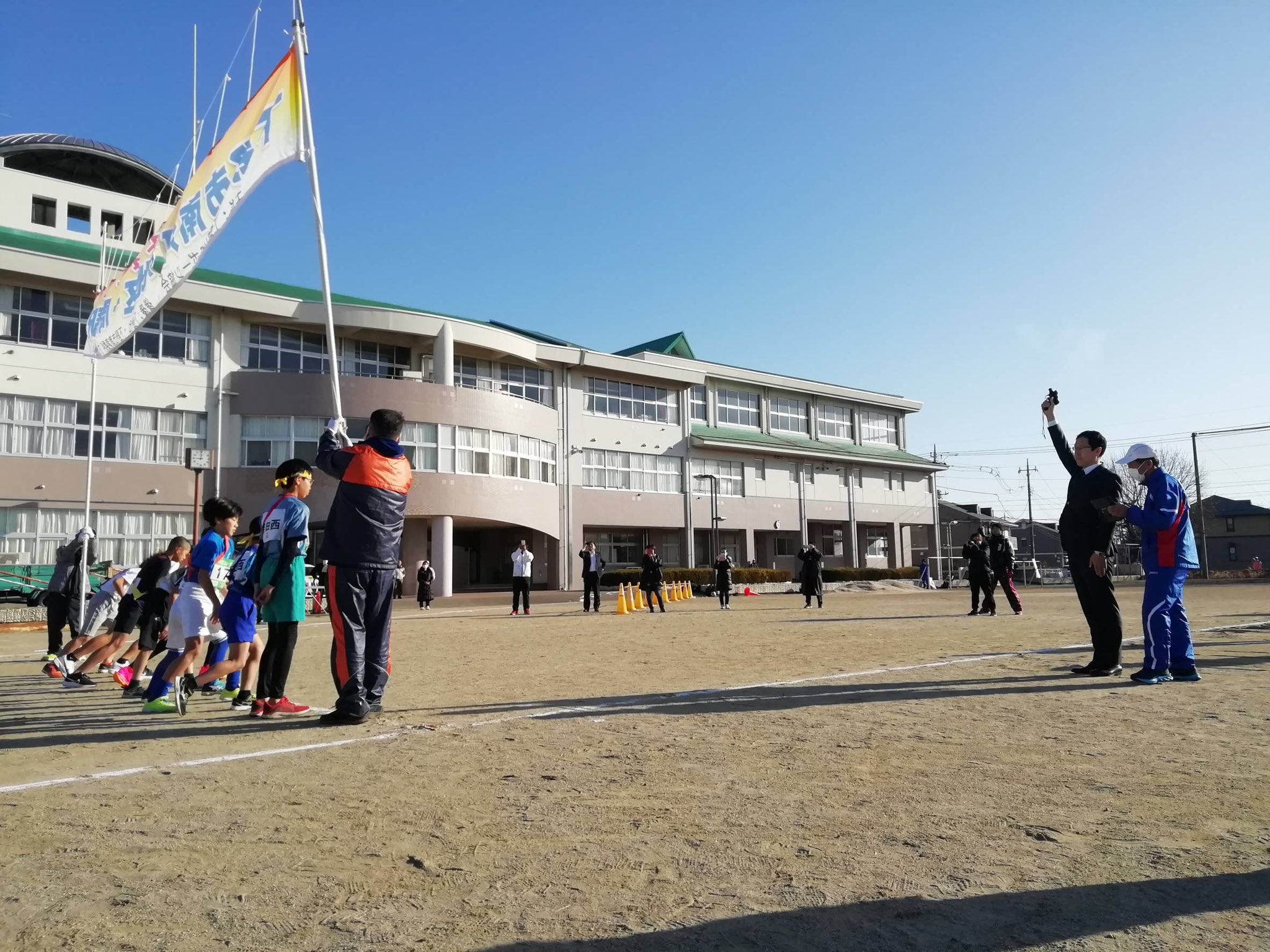 南河内地区一周駅伝競走大会スタート