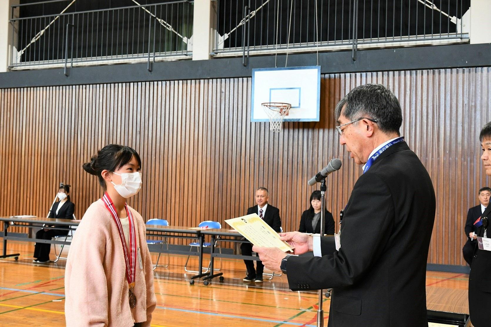 石橋北小児童表彰のようす(2) 石橋北小児童表彰のようす(2)