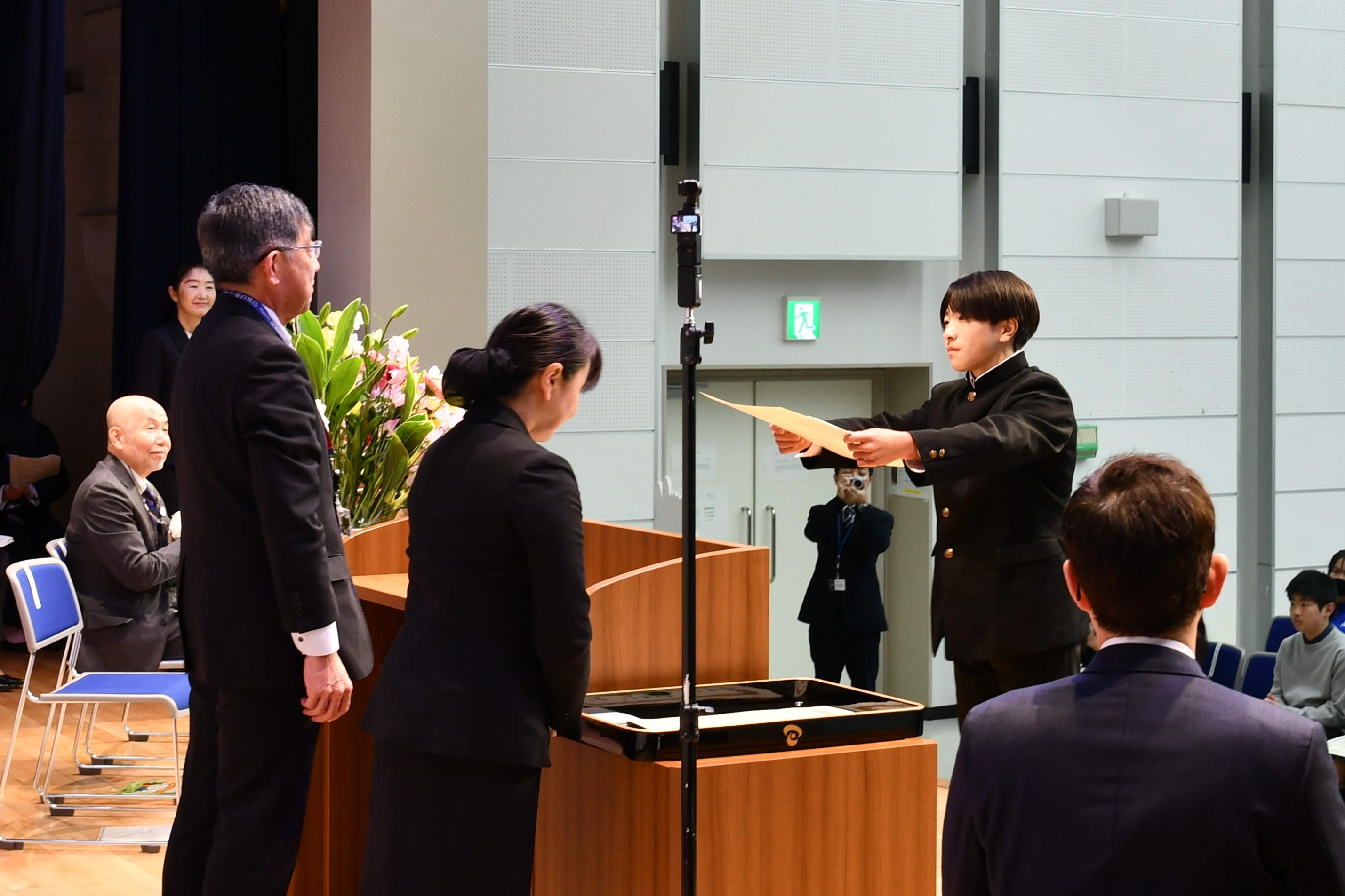 表彰式の様子1 表彰式の様子1