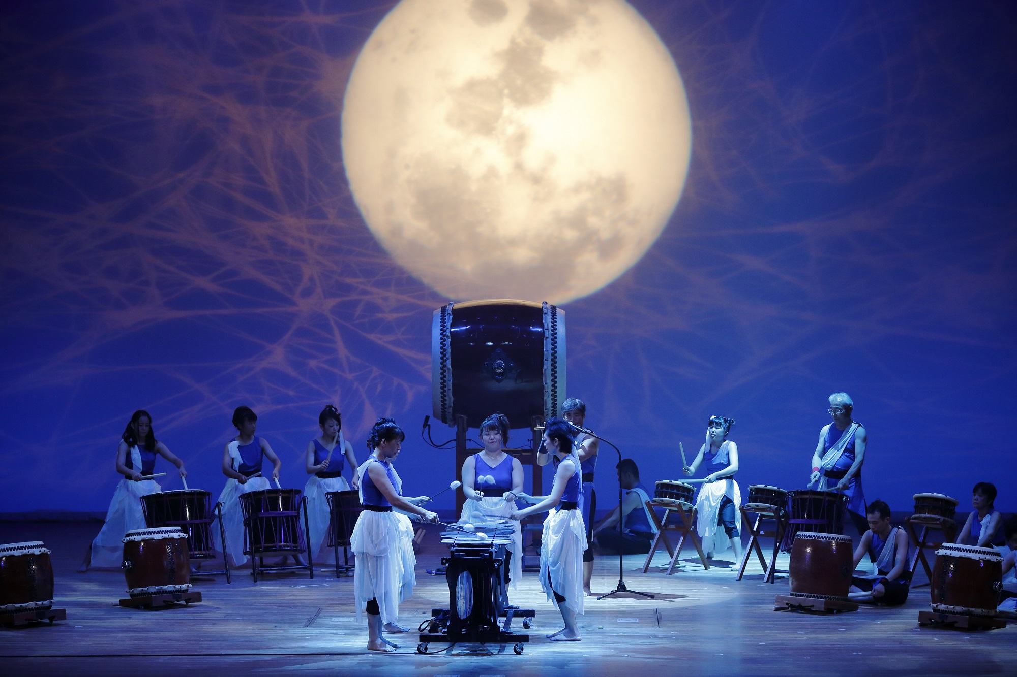 天平の花まつり　高松市・讃岐国分寺太鼓保存会による公演について